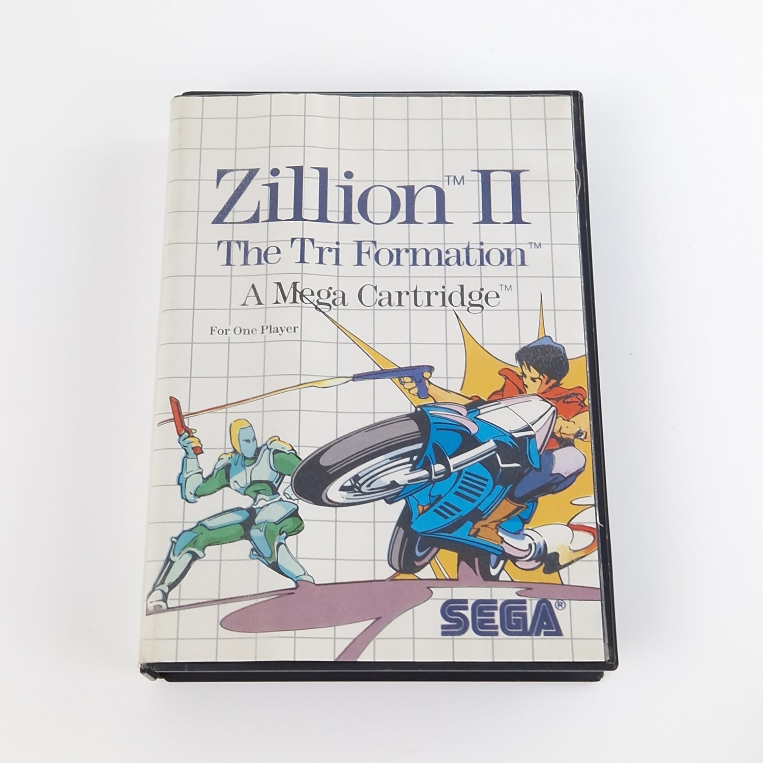 Sega Master System Spiel : Zillion II The Tri Formation - Modul Anleitung OVP