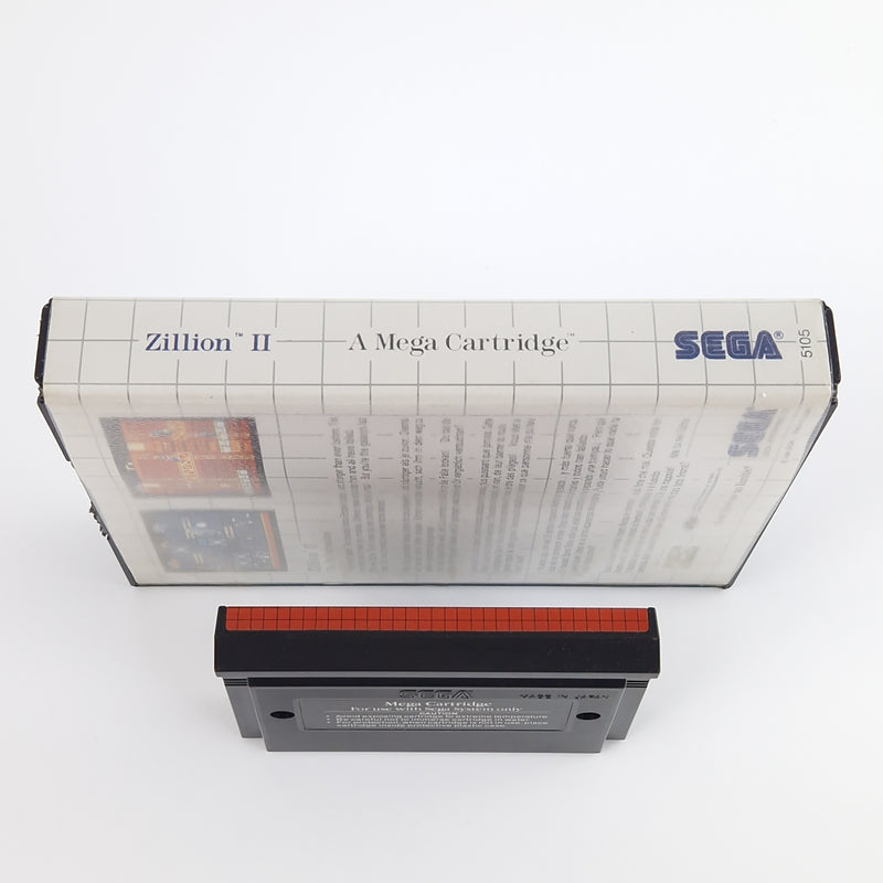 Sega Master System Spiel : Zillion II The Tri Formation - Modul Anleitung OVP