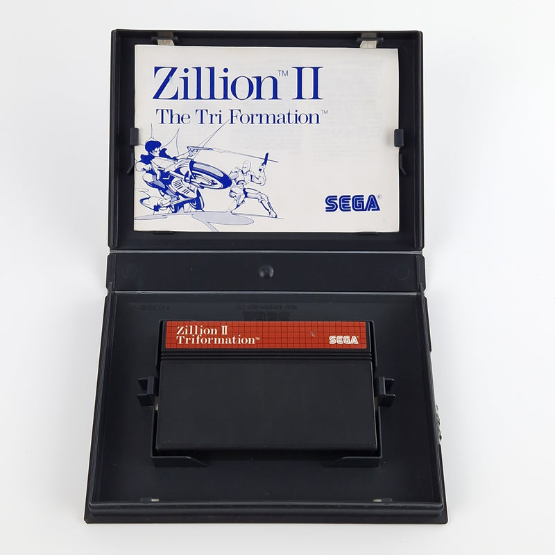 Sega Master System Spiel : Zillion II The Tri Formation - Modul Anleitung OVP