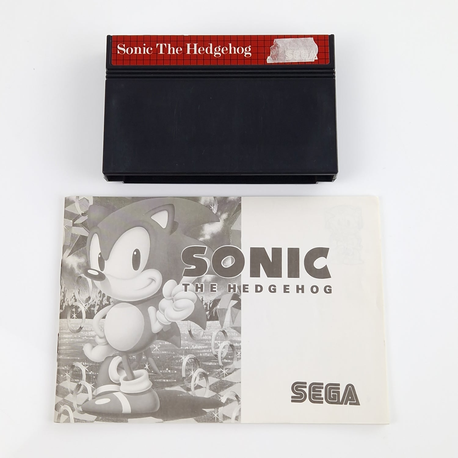 Sega Master System Spiel : Sonic The Hedgehog - Modul Anleitung OVP | MS PAL