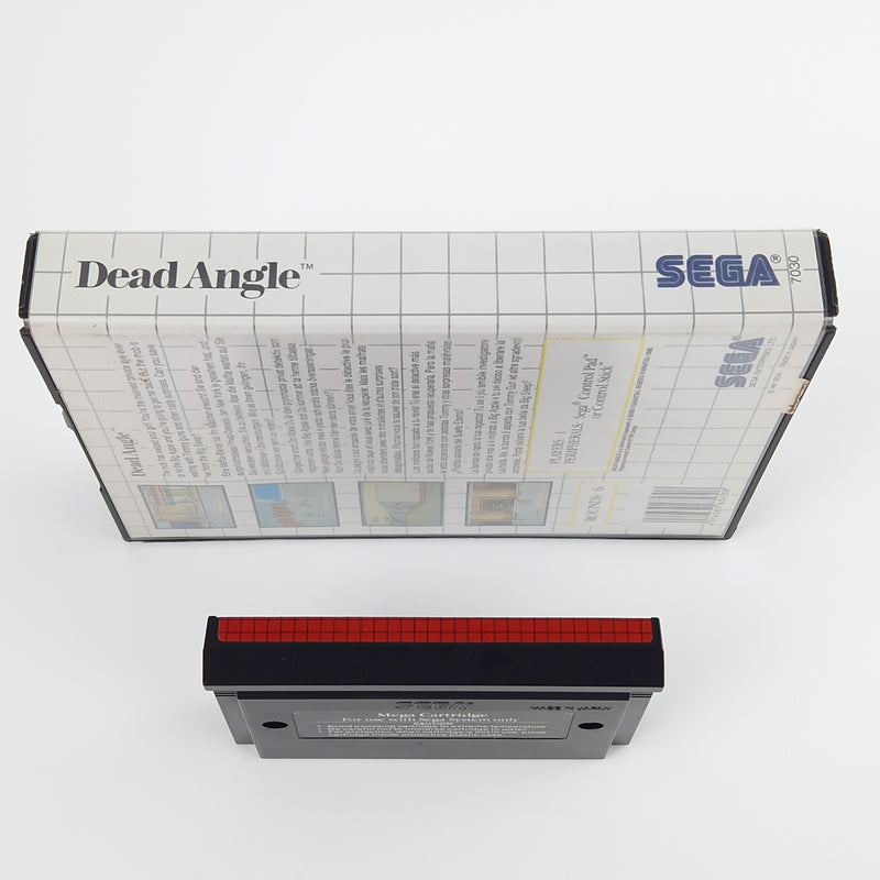 Sega Master System Spiel : Dead Angle - Modul Anleitung OVP | MS PAL Cartridge