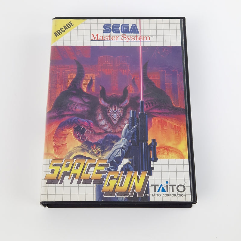 Sega Master System Spiel : Space Gun - Modul Anleitung OVP | MS PAL Cartridge