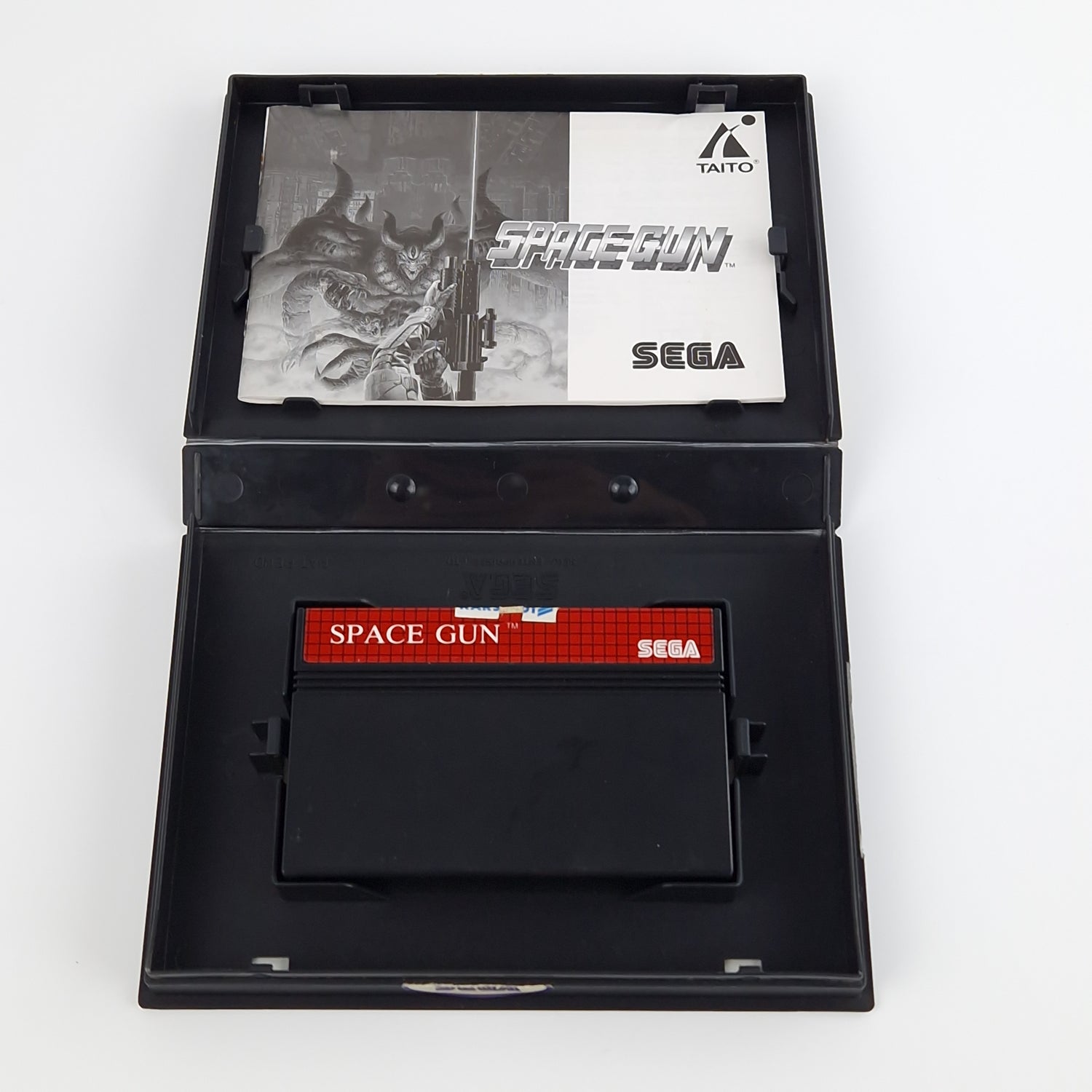 Sega Master System Spiel : Space Gun - Modul Anleitung OVP | MS PAL Cartridge