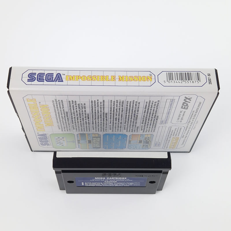 Sega Master System Spiel : Impossible Mission - Modul Anleitung OVP | MS PAL