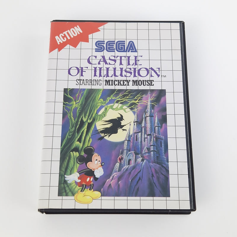 Sega Master System Spiel : Castle of Illusion starring Mickey Mouse - MS OVP PAL