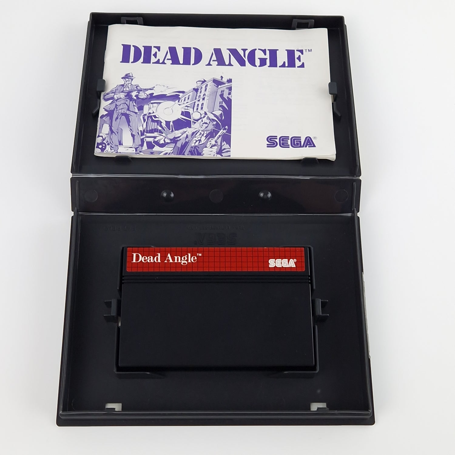 Sega Master System Spiel : Dead Angle - Modul Anleitung OVP MS PAL Cartridge [2]