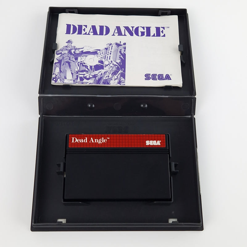 Sega Master System Spiel : Dead Angle - Modul Anleitung OVP MS PAL Cartridge [2]