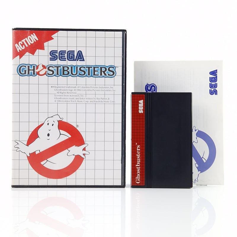 Sega Master System Spiel : Ghostbusters - Modul Anleitung OVP | MS PAL Cartridge