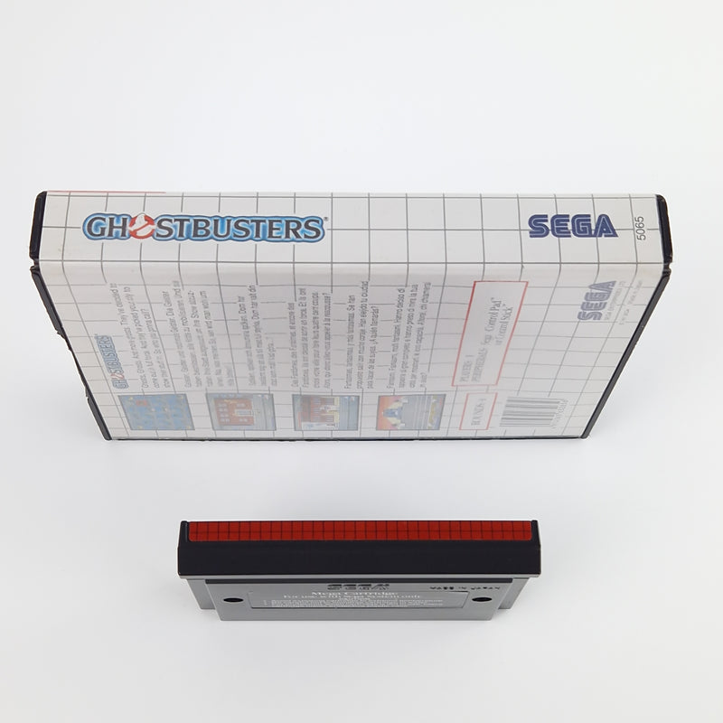 Sega Master System Spiel : Ghostbusters - Modul Anleitung OVP | MS PAL Cartridge