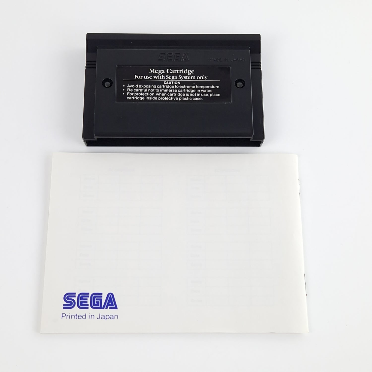 Sega Master System Spiel : Ghostbusters - Modul Anleitung OVP | MS PAL Cartridge