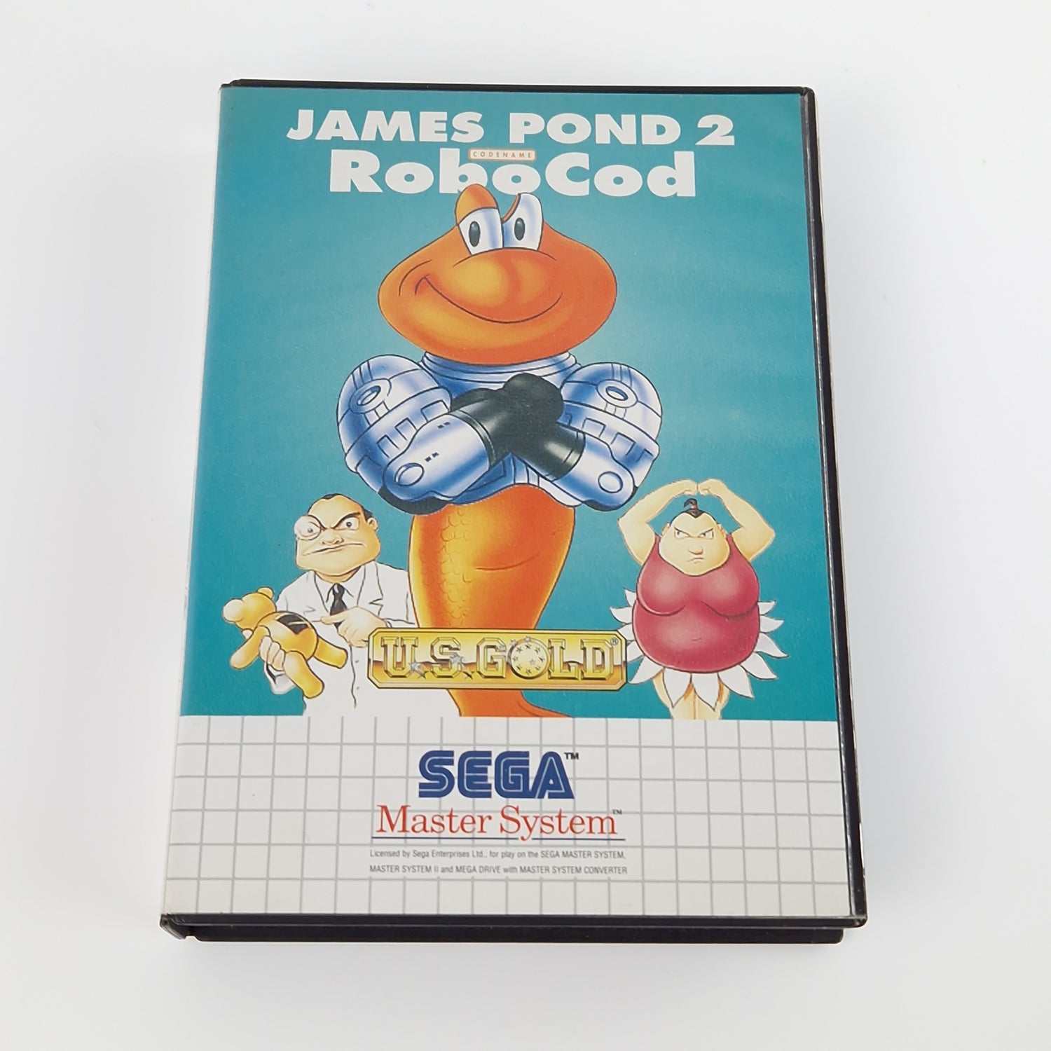 Sega Master System Spiel : James Pond 2 Robocod - Modul Anleitung OVP | MS PAL