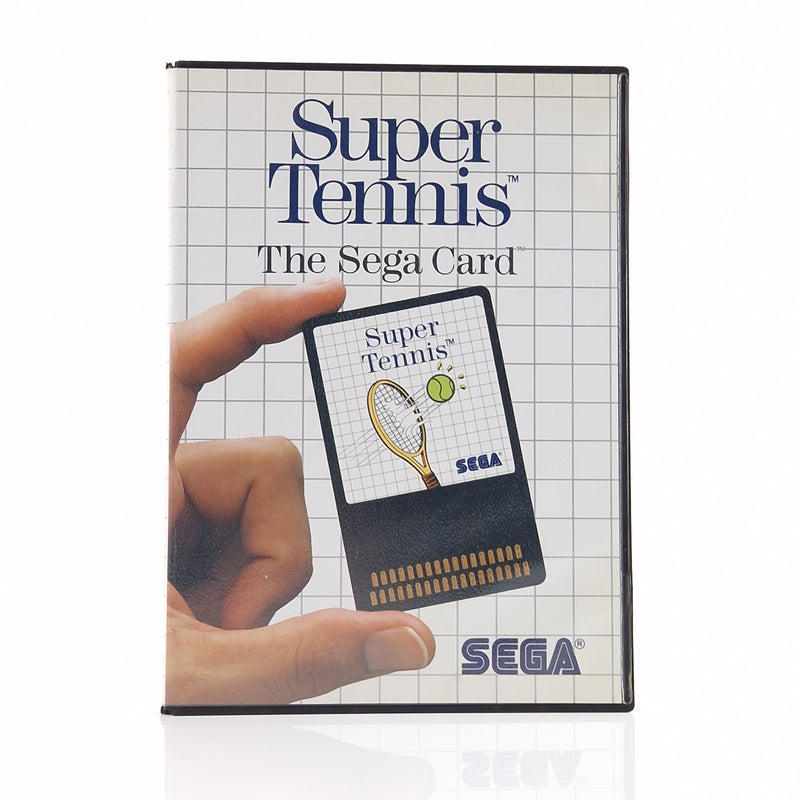 Sega Master System Spiel : Super Tennis The Sega Card - Modul Anleitung OVP PAL