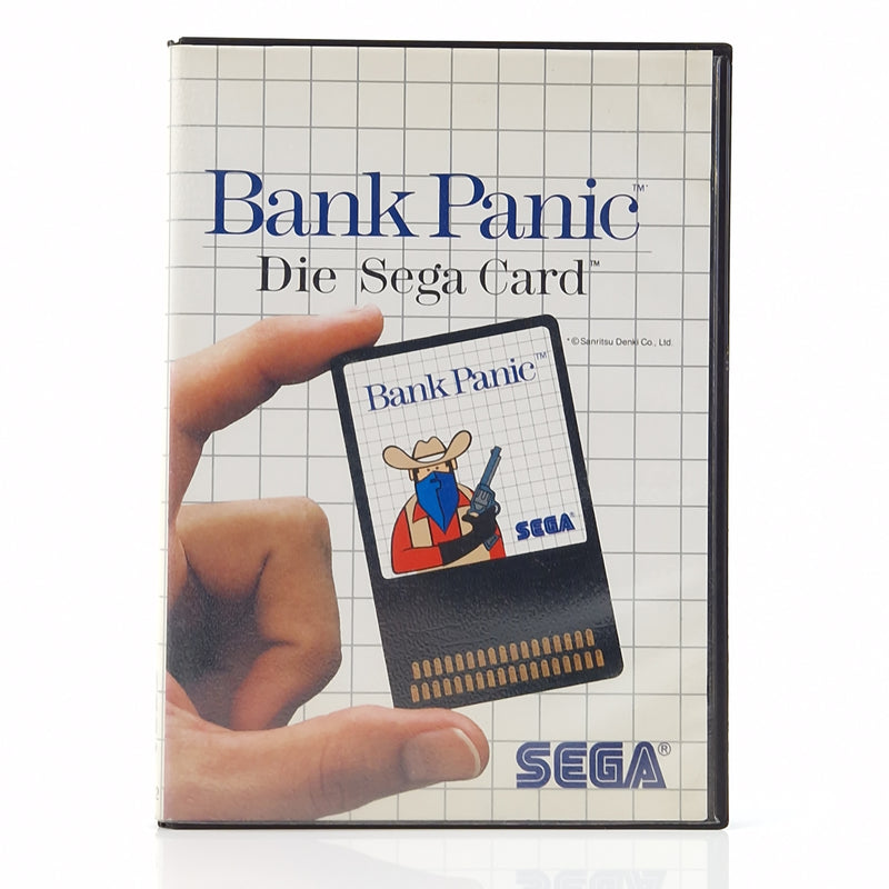 Sega Master System Spiel : Bank Panic Die Sega Card - Modul Anleitung OVP PAL