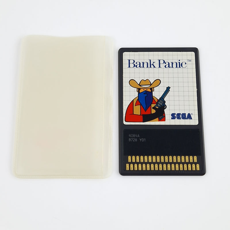 Sega Master System Spiel : Bank Panic Die Sega Card - Modul Anleitung OVP PAL