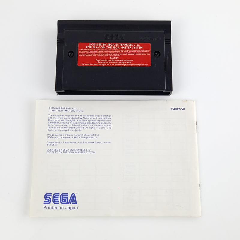 Sega Master System Spiel : Speedball - Cartridge + Anleitung | MS PAL Modul