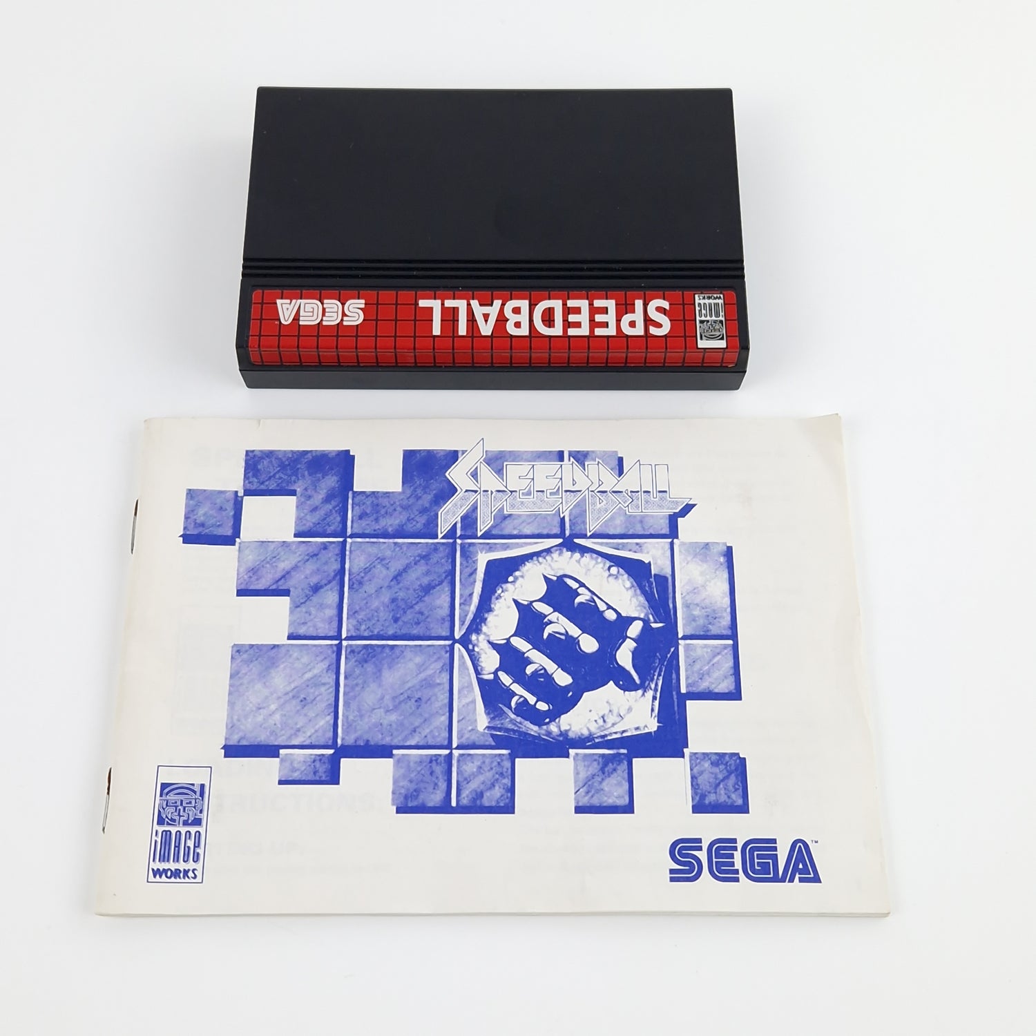 Sega Master System Spiel : Speedball - Cartridge + Anleitung | MS PAL Modul