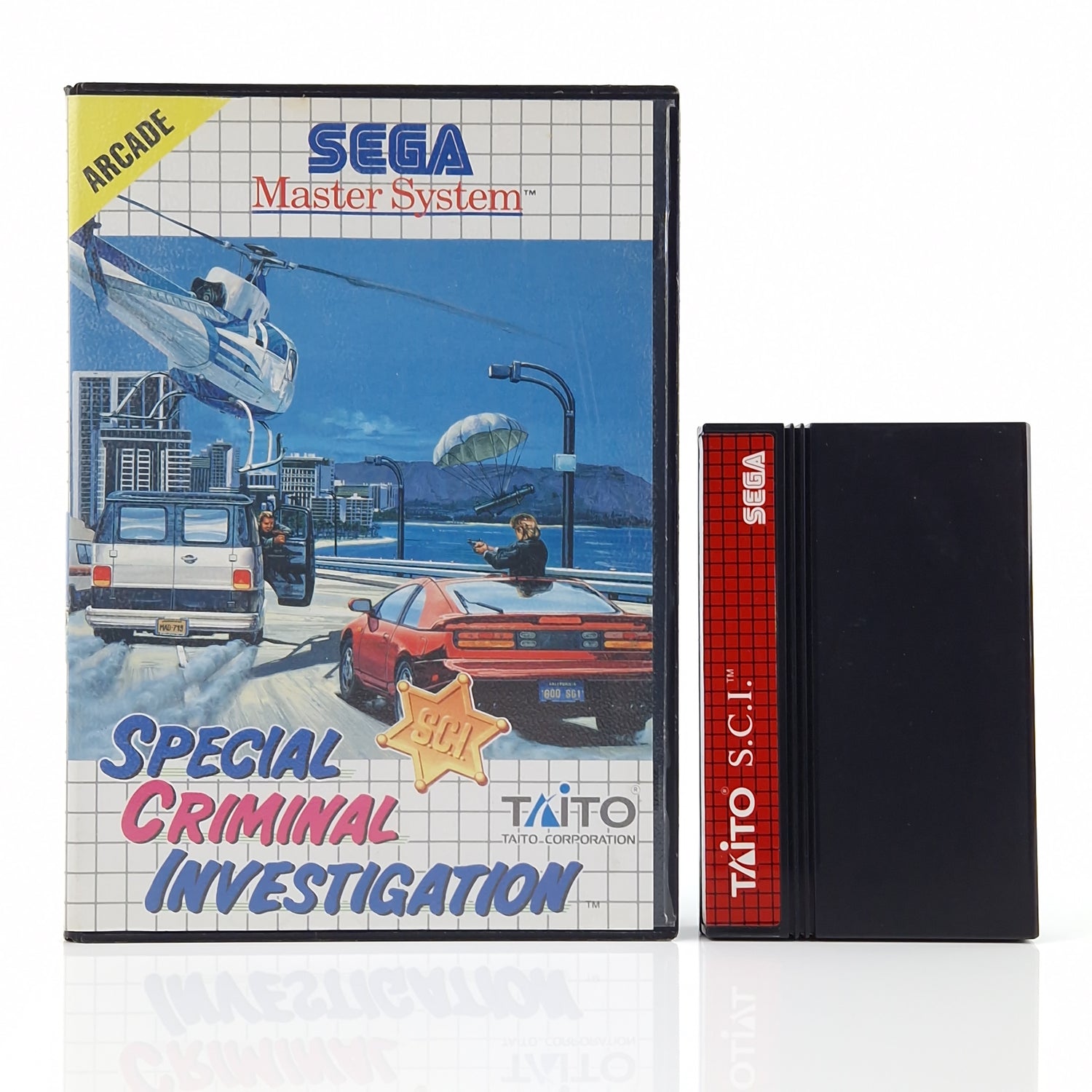 Sega Master System Spiel : Special Criminal Investigation - Modul OVP MS PAL