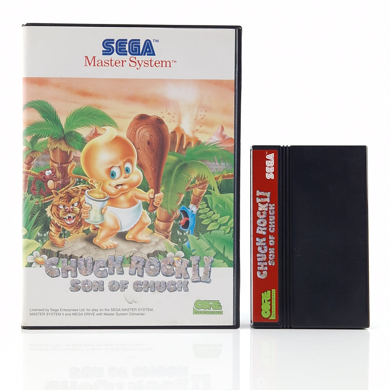 Sega Master System Spiel : Chuck Rock II Son of Chuck - Modul OVP MS PAL