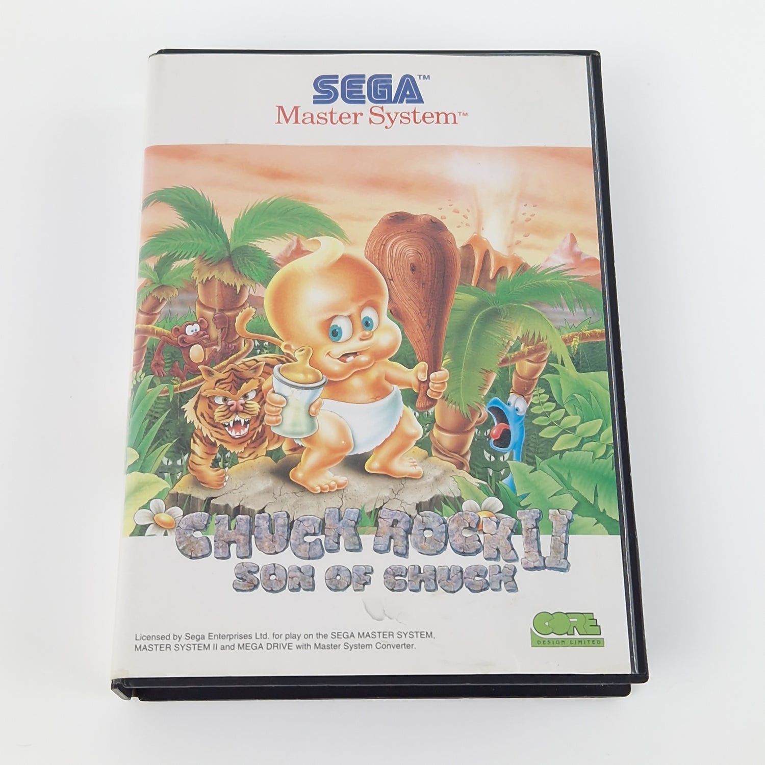 Sega Master System Spiel : Chuck Rock II Son of Chuck - Modul OVP MS PAL