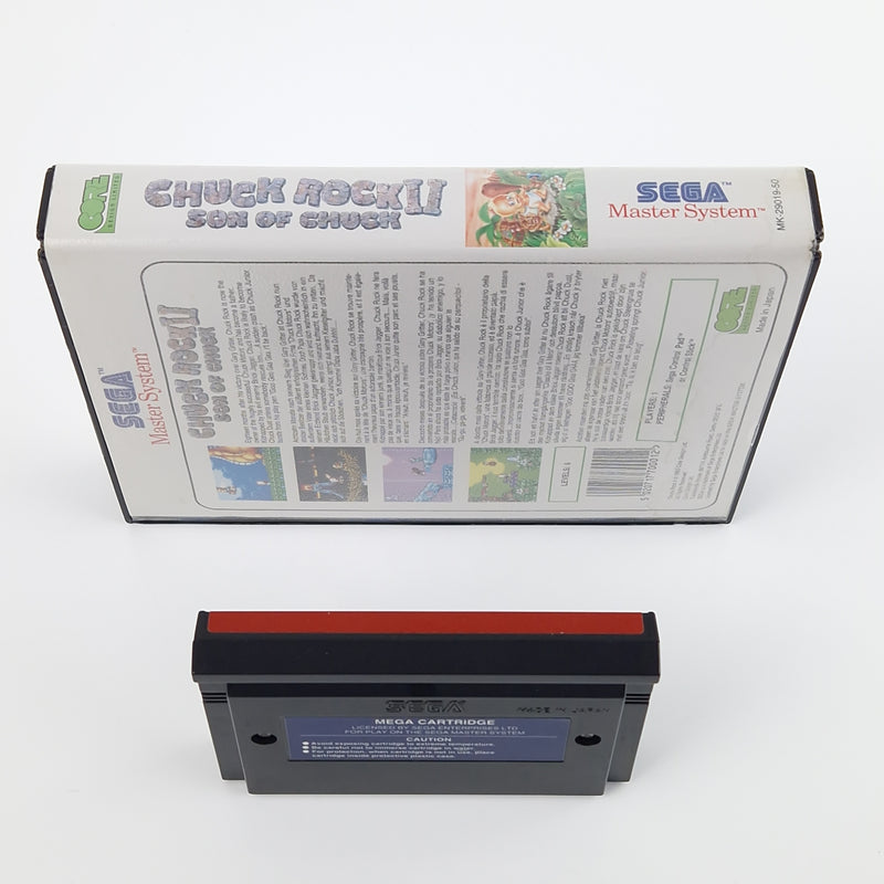 Sega Master System Spiel : Chuck Rock II Son of Chuck - Modul OVP MS PAL