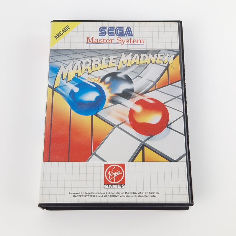 Sega Master System Spiel : Marble Madness - Modul OVP Anleitung PAL Cartridge