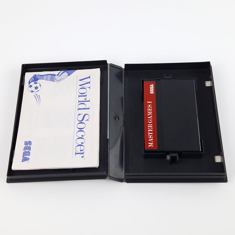 Sega Master System Spiel : Master Games 1 - Modul OVP Anleitung PAL Cartridge