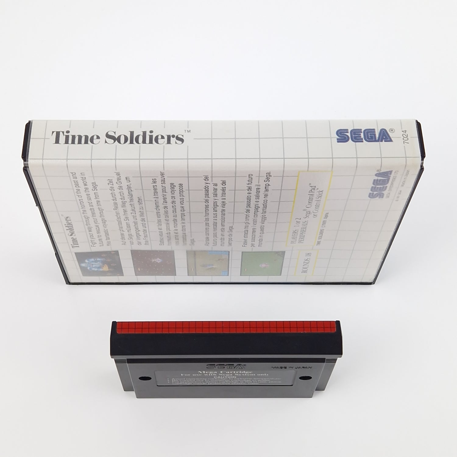 Sega Master System Spiel : Time Soldiers - Modul OVP Anleitung PAL Cartridge