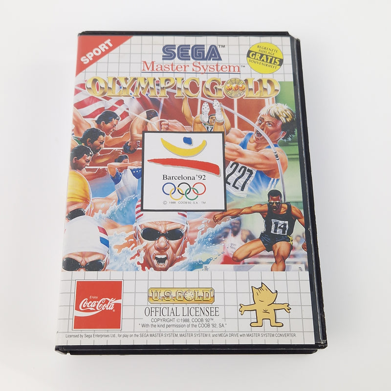 Sega Master System Spiel : Olympic Gold Barcelona 92 - Modul OVP Anleitung PAL