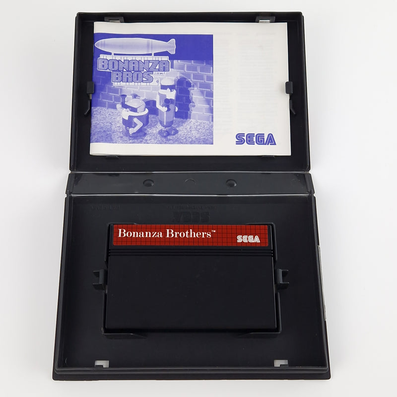 Sega Master System Spiel : Bonanza Bros - Modul OVP Anleitung | PAL MS