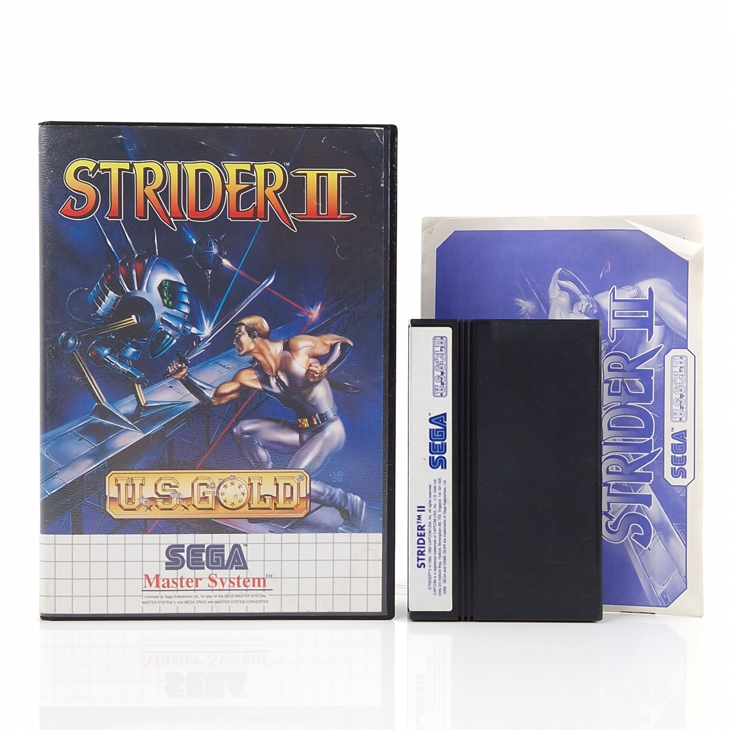 Sega Master System Spiel : Strider II - Modul OVP Anleitung | PAL MS