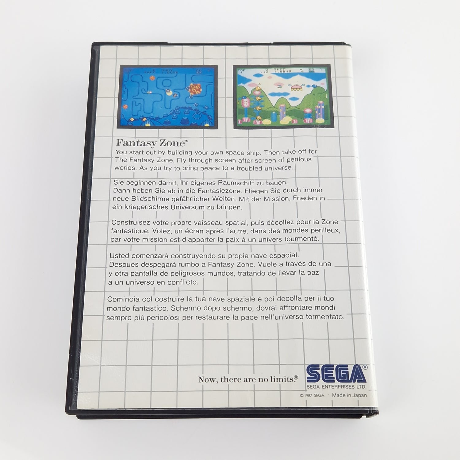 Sega Master System Spiel : Fantasy Zone - Modul OVP Anleitung | PAL MS Cartridge