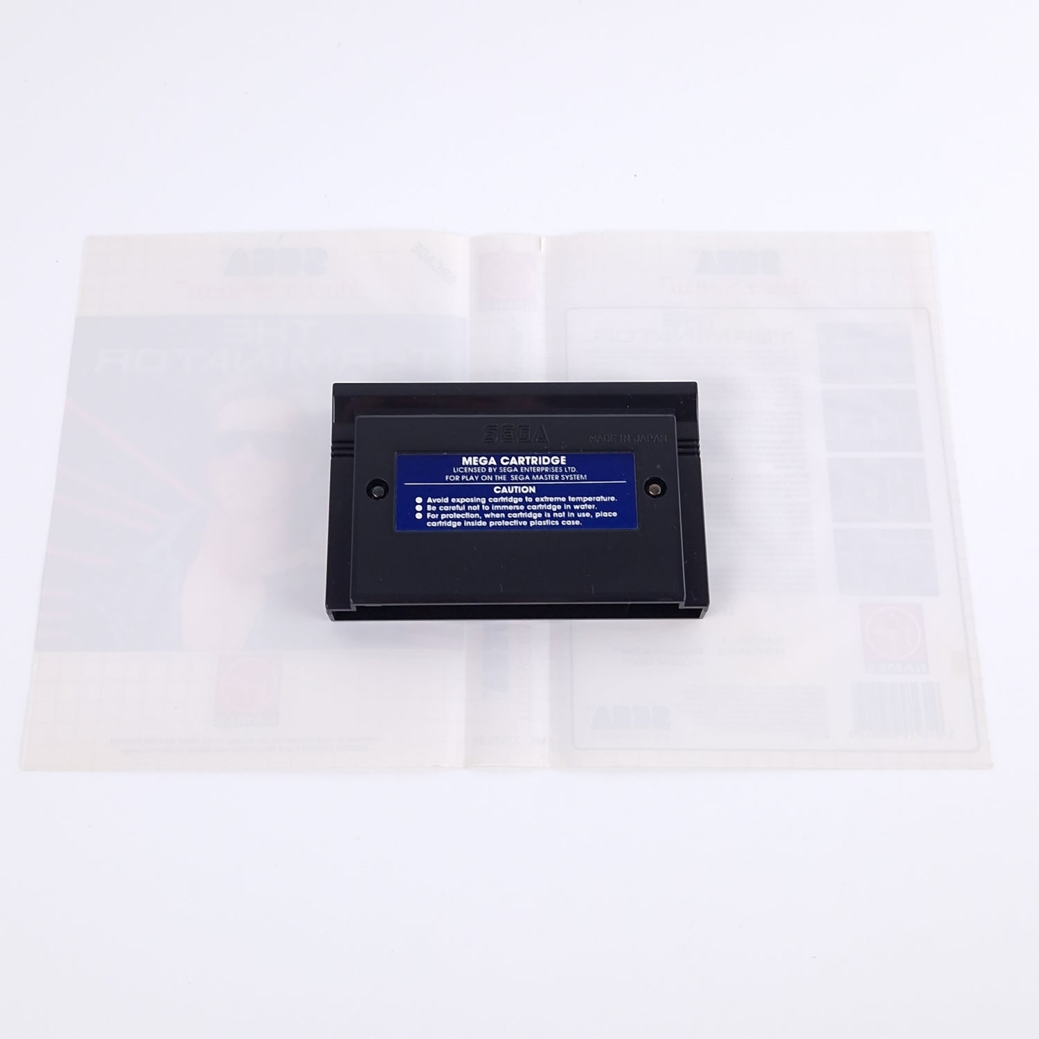 Sega Master System Spiel : The Terminator - Modul OVP Anleitung PAL MS Cartridge