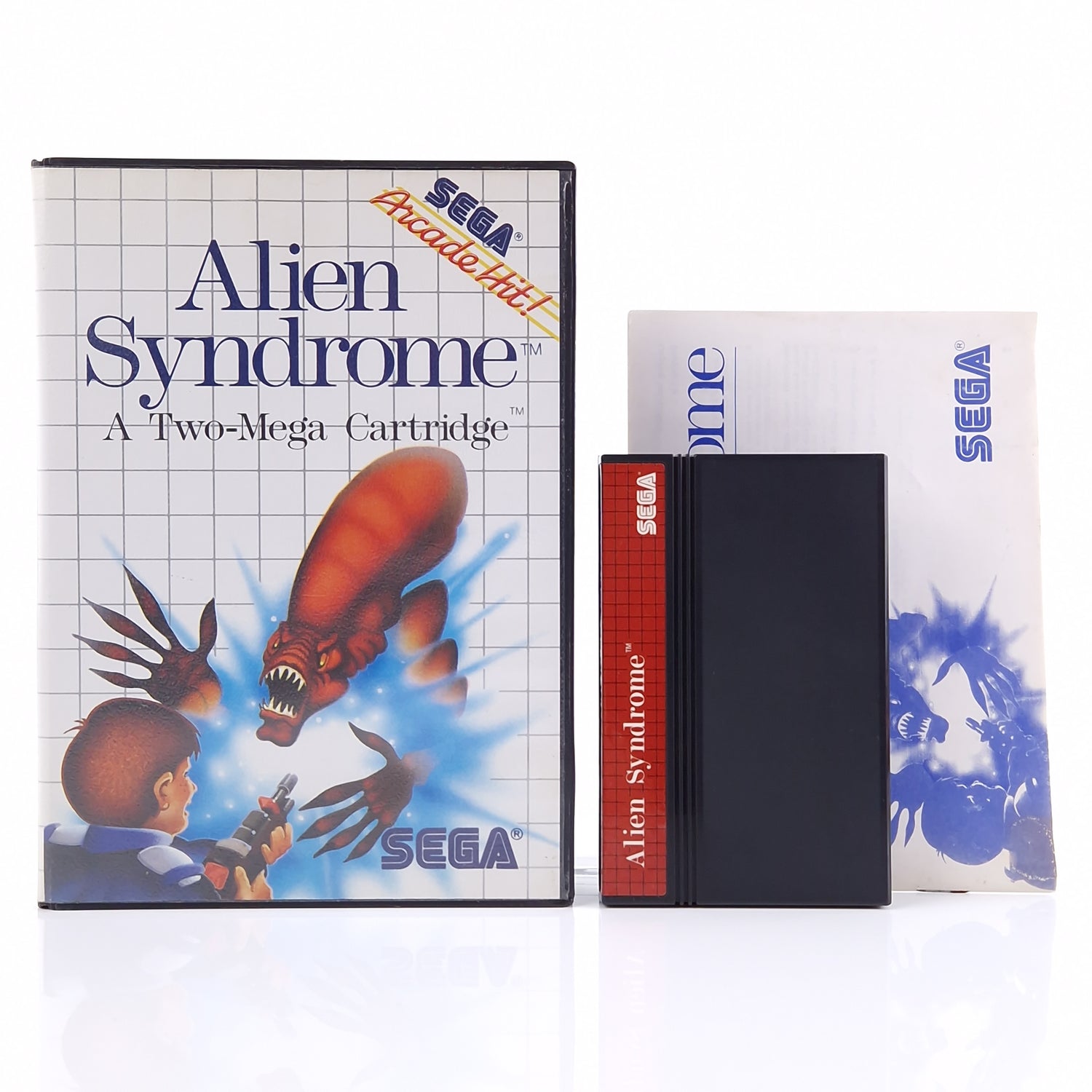 Sega Master System Spiel : Alien Syndrome - Modul OVP Anleitung PAL MS Cartridge