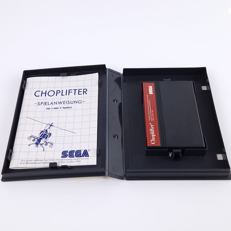 Sega Master System Spiel : Choplifter - Modul OVP Anleitung PAL MS Cartridge