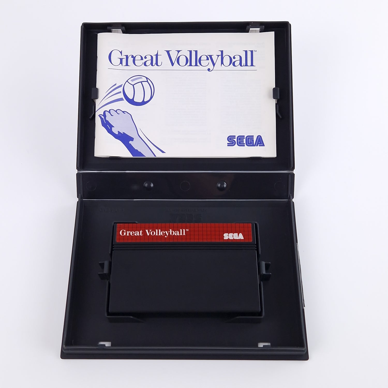 Sega Master System Spiel : Great Volleyball - Modul OVP Anleitung PAL MS