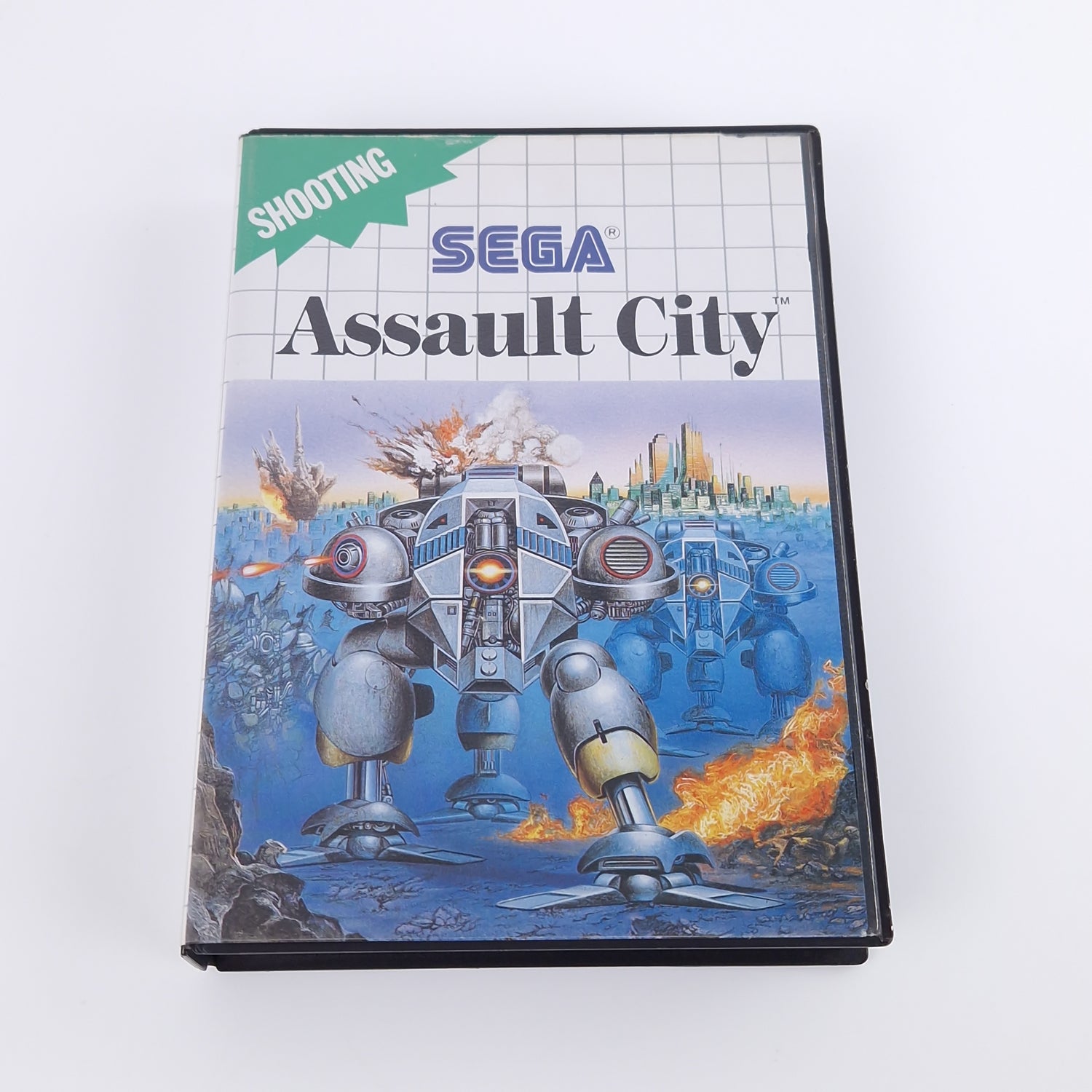 Sega Master System Spiel : Assault City - Modul OVP Anleitung | PAL MS