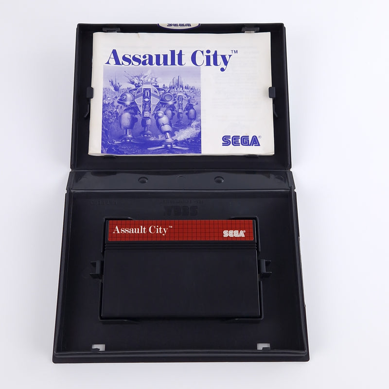 Sega Master System Spiel : Assault City - Modul OVP Anleitung | PAL MS