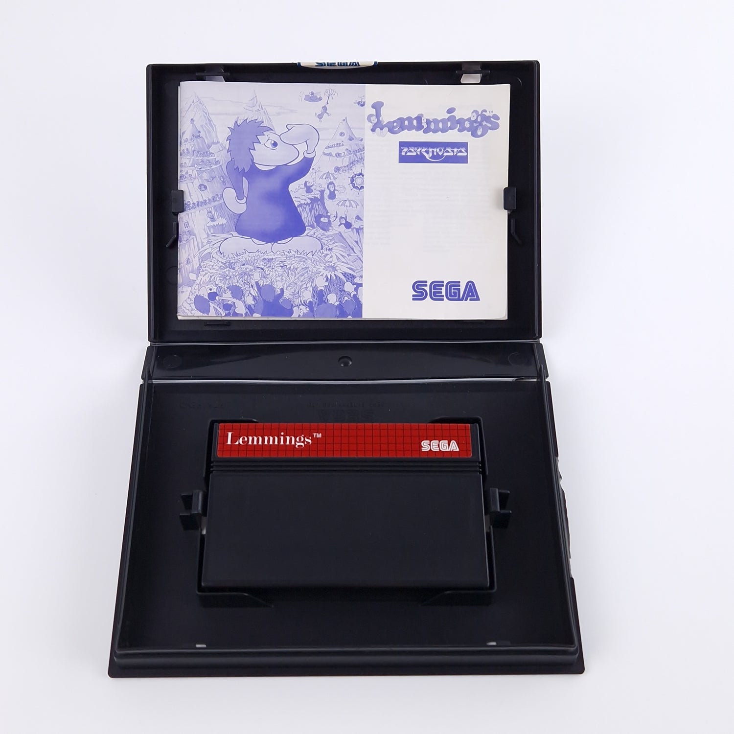 Sega Master System Spiel : Lemmings - Modul OVP Anleitung PAL