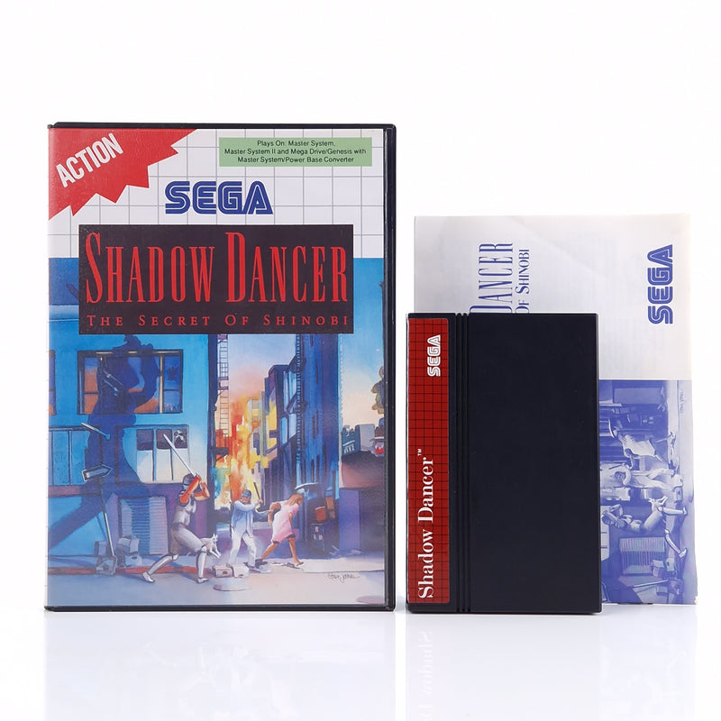 Sega Master System Spiel : Shadow Dancer The Secret of Shinobi - Modul OVP Anl.