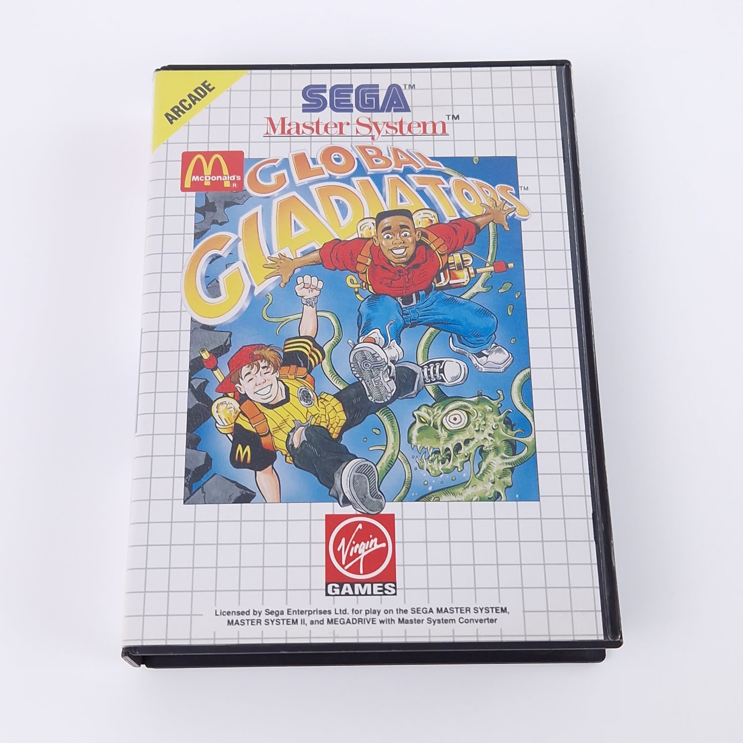 Sega Master System Spiel : Global Gladiators - Modul OVP Anleitung PAL MS