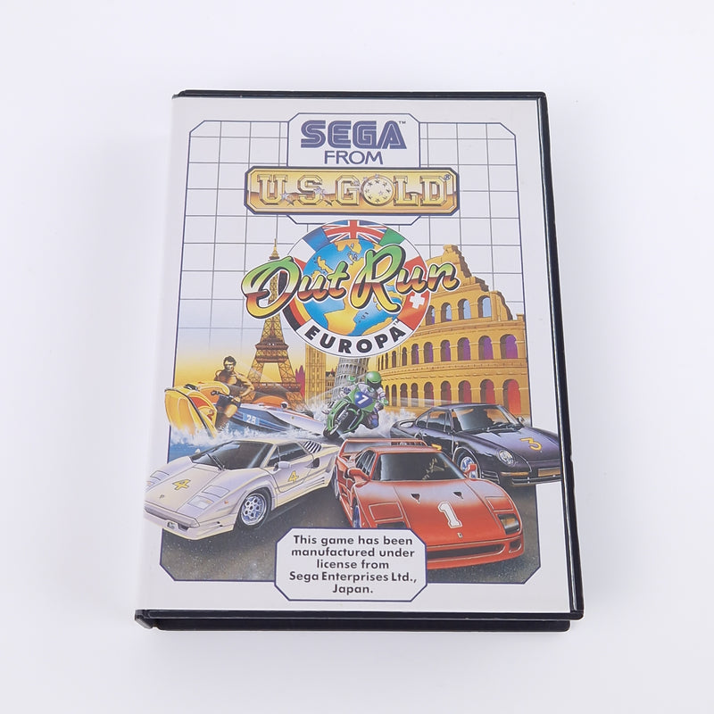 Sega Master System Spiel : Out Run Europa - Modul OVP Anleitung PAL MS