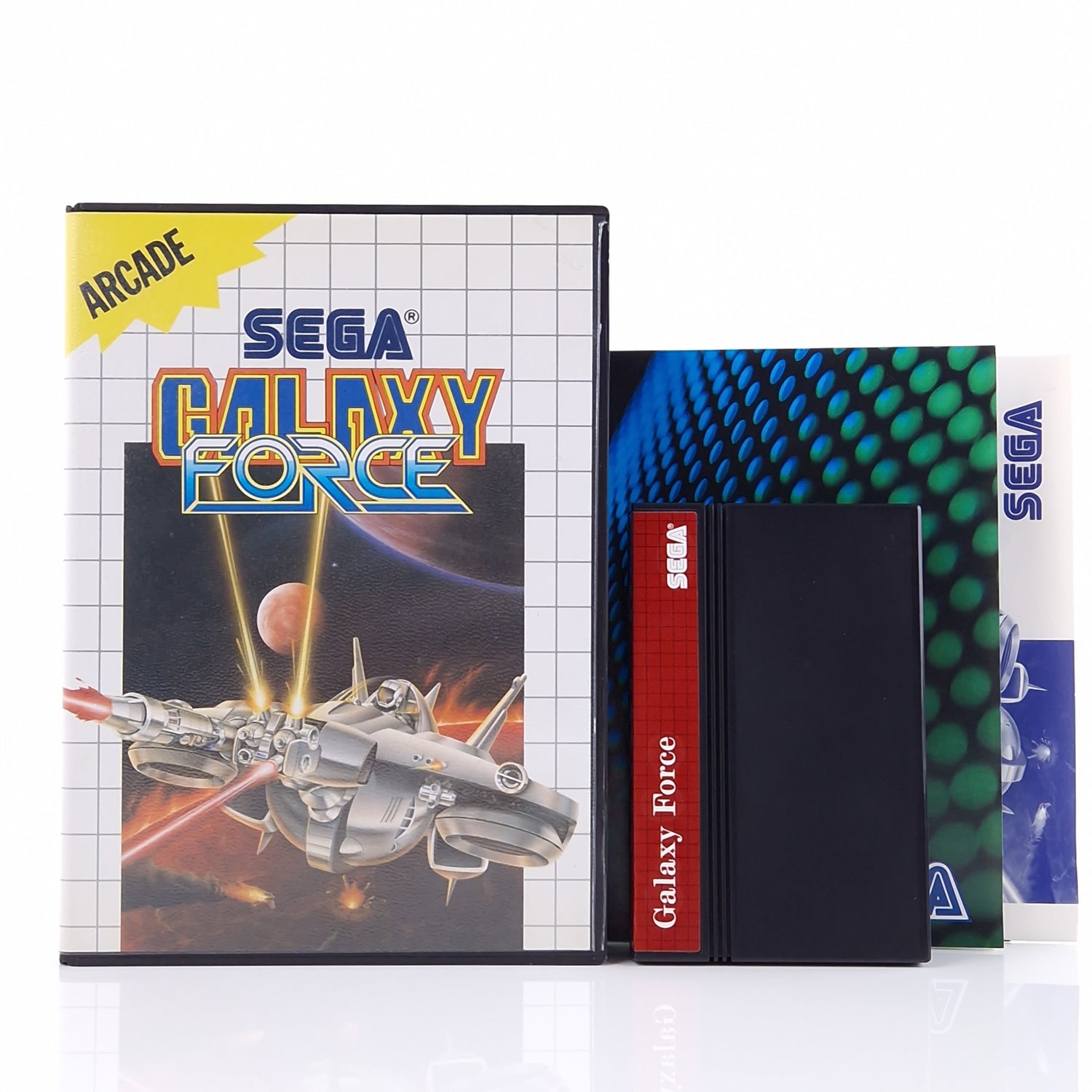 Sega Master System Spiel : Galaxy Force - Modul OVP Anleitung PAL MS