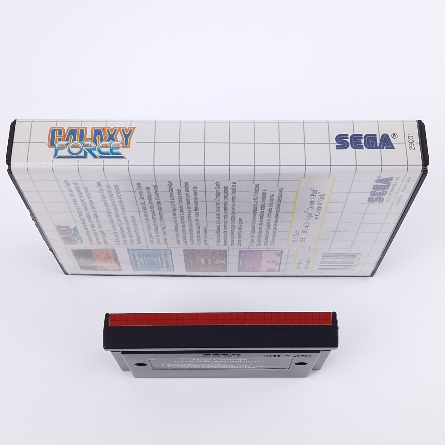 Sega Master System Spiel : Galaxy Force - Modul OVP Anleitung PAL MS