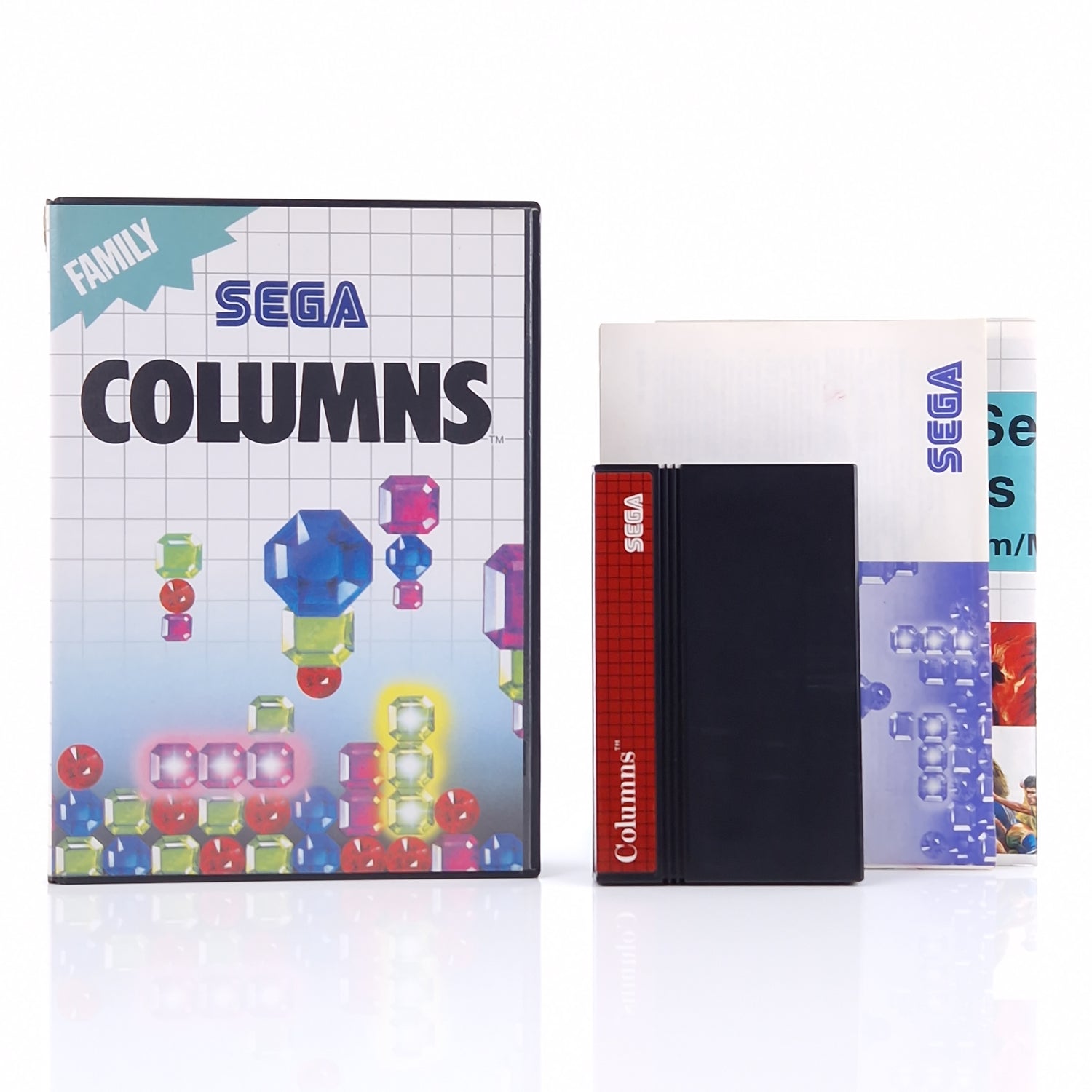 Sega Master System Spiel : Columns - Modul OVP Anleitung PAL MS