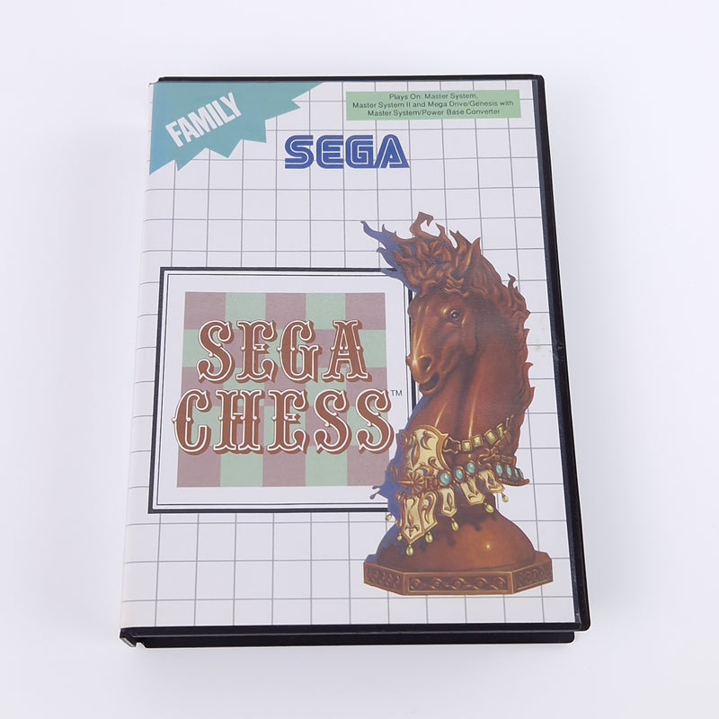 Sega Master System Spiel : Sega Chess - Modul Anleitung OVP | PAL MS Schach