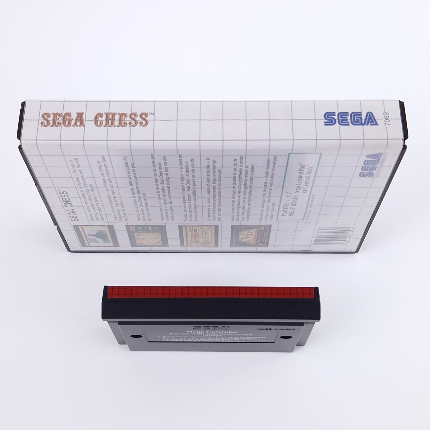 Sega Master System Spiel : Sega Chess - Modul Anleitung OVP | PAL MS Schach