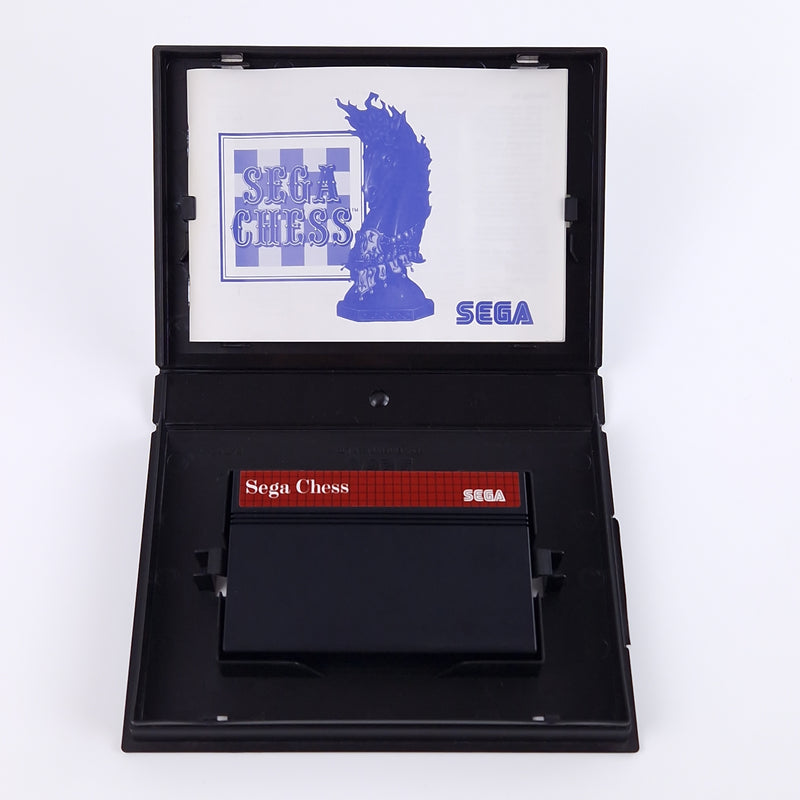 Sega Master System Spiel : Sega Chess - Modul Anleitung OVP | PAL MS Schach