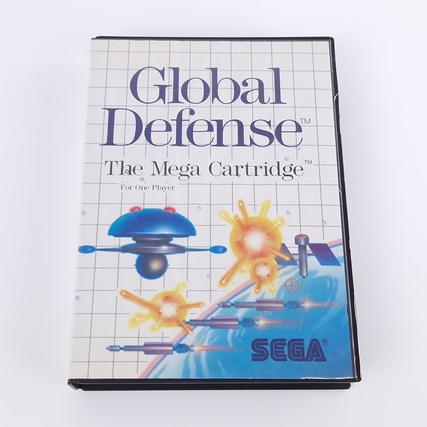 Sega Master System Spiel : Global Defense - Modul Anleitung OVP | PAL MS