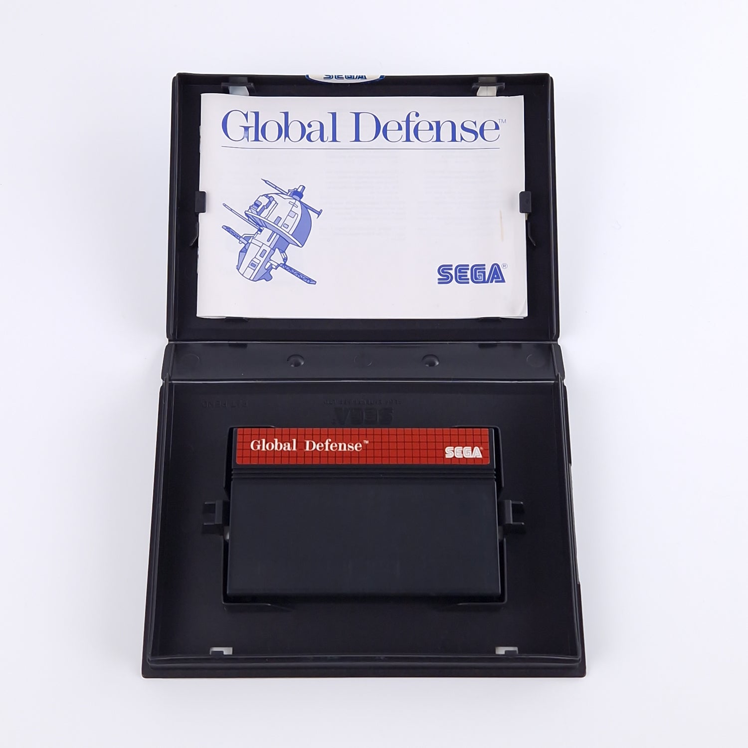 Sega Master System Spiel : Global Defense - Modul Anleitung OVP | PAL MS