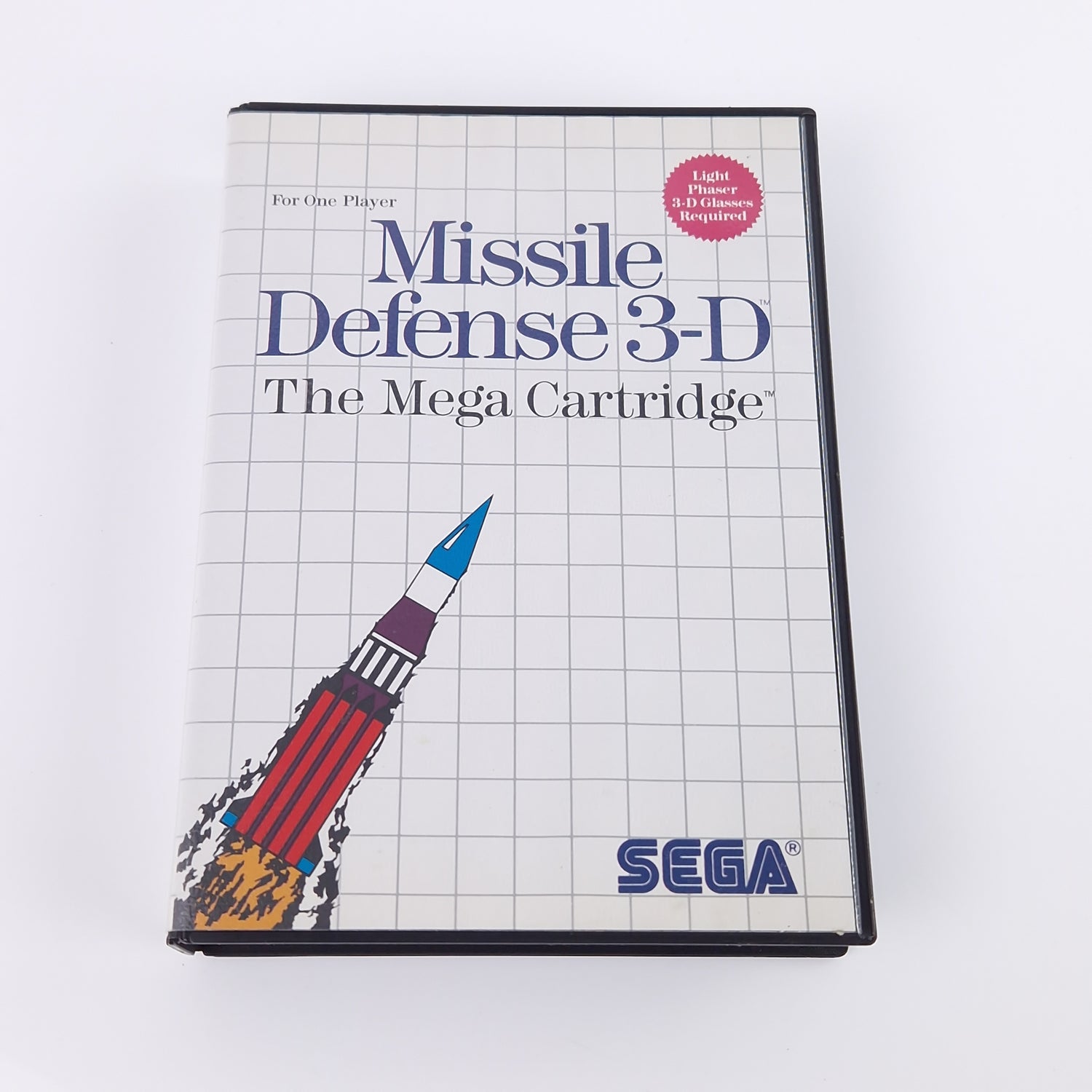 Sega Master System Spiel : Missile Defense 3-D - Modul Anleitung OVP | PAL MS